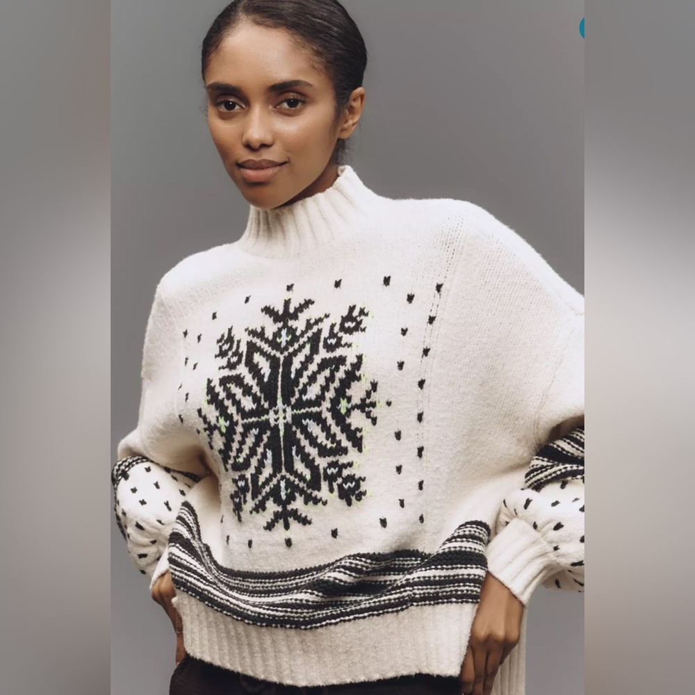 Anthropologie Daily Practice Relaxed
Graphic Sweater